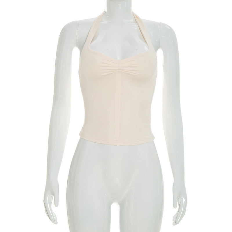 Damen Top mit Halterneck und modischem Design Drune