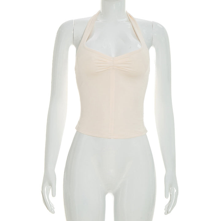Damen Top mit Halterneck und modischem Design Drune