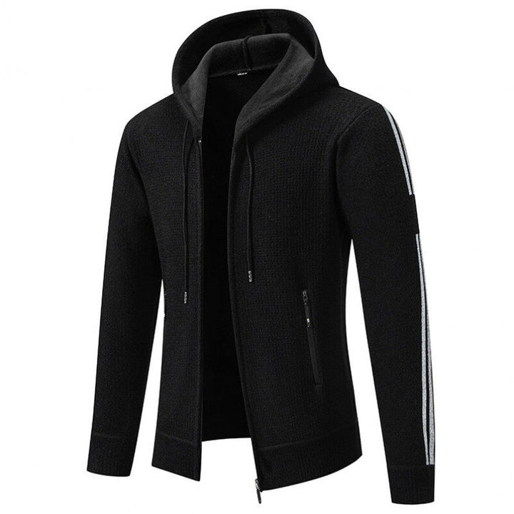 Herren Sportliche Kapuzenjacke mit innovativem Materialmix Drune