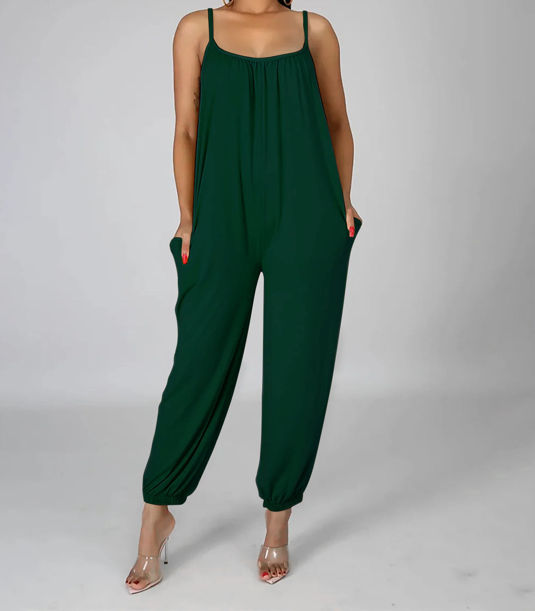 Damen Oversized Jumpsuit Drune