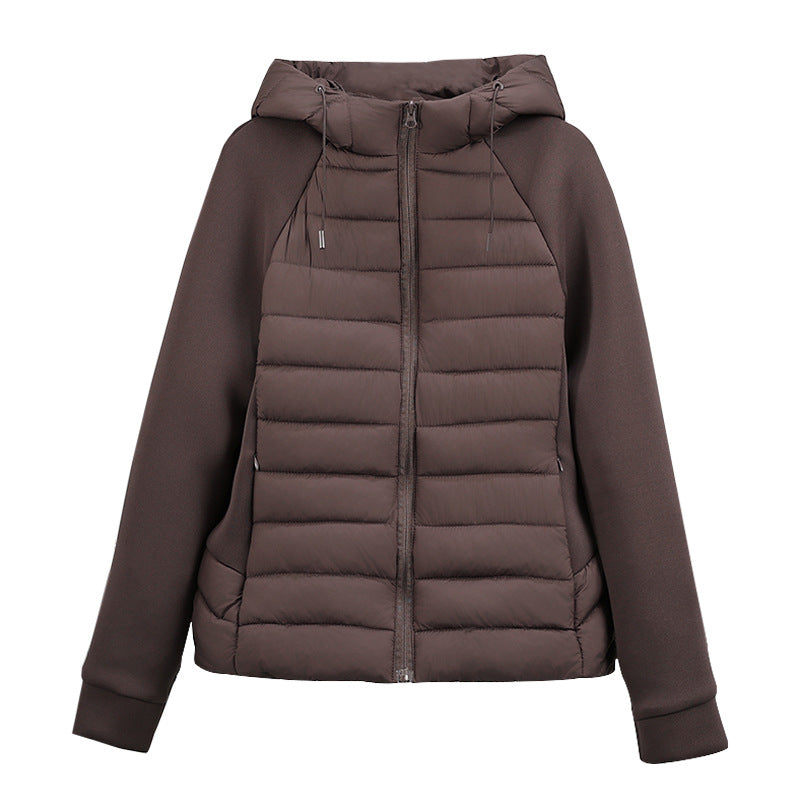 Damen Isolierte Steppjacke mit Kapuze und sportlichem Schnitt Drune