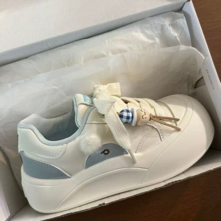 Damen Modische Sneakers mit dekorativen Applikationen und dämpfender Sohle Drune