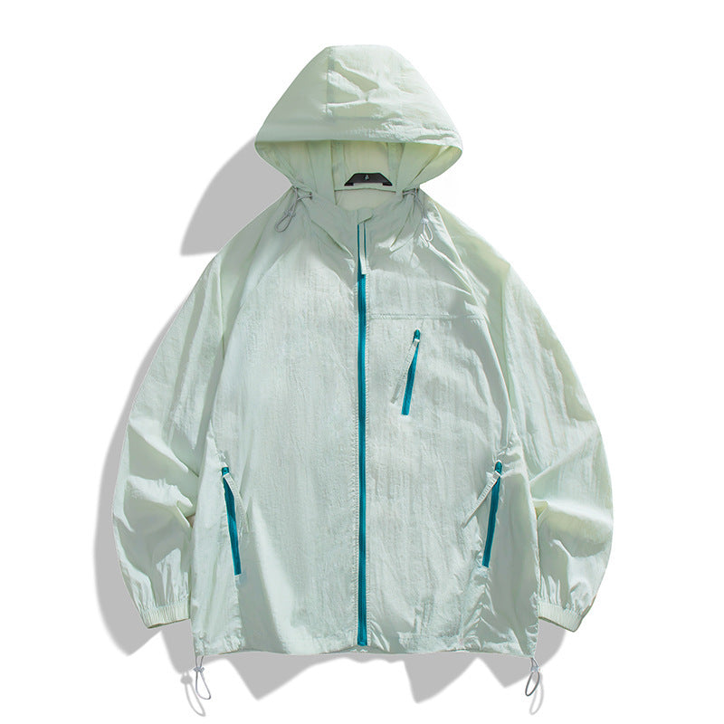 Herren leichtgewichtige Windjacke mit praktischen Taschen und atmungsaktiven Eigenschaften Drune