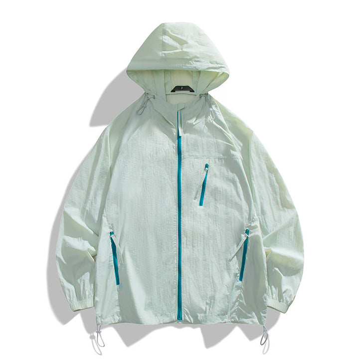 Herren leichtgewichtige Windjacke mit praktischen Taschen und atmungsaktiven Eigenschaften Drune