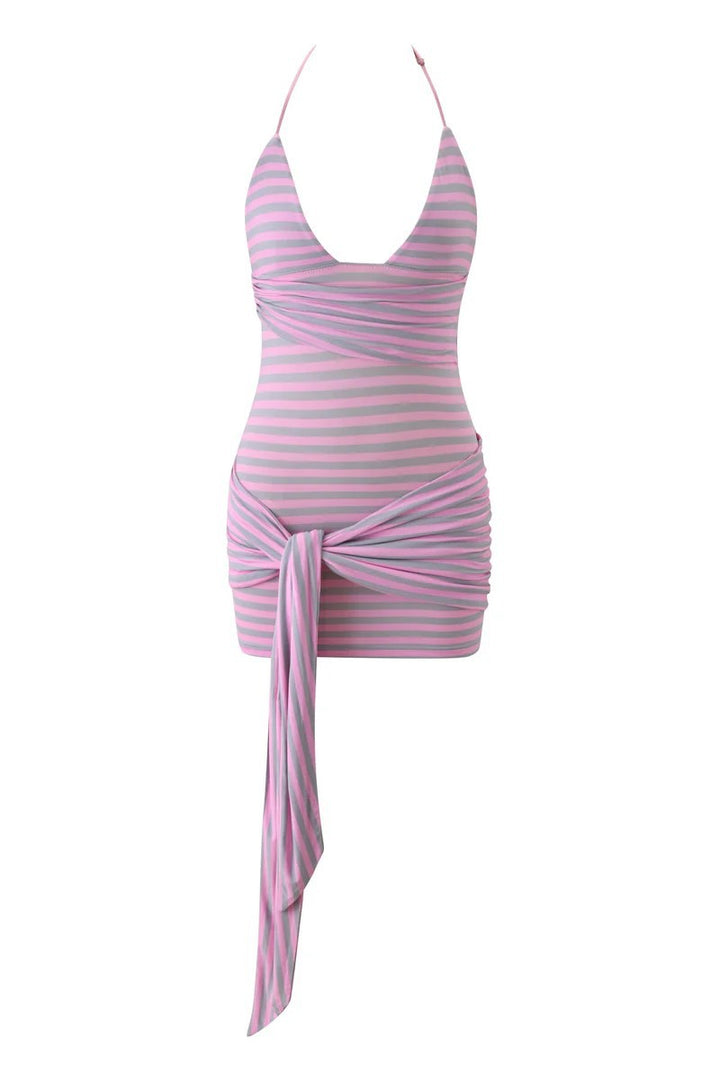 Damen Wickel-Badeanzug mit raffiniertem Schnür-Design Drune