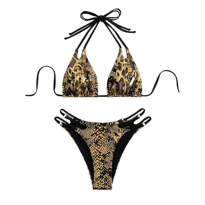 Damen Triangel-Bikini mit innovativem Schlitzdesign Drune