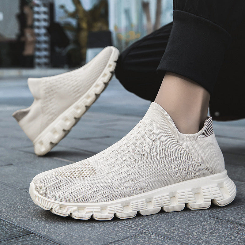 Damen Atmungsaktive Slip-On Sneakers mit dämpfender Sohle Drune