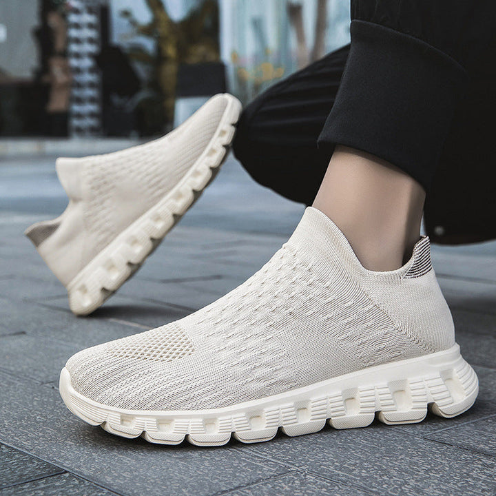 Damen Atmungsaktive Slip-On Sneakers mit dämpfender Sohle Drune