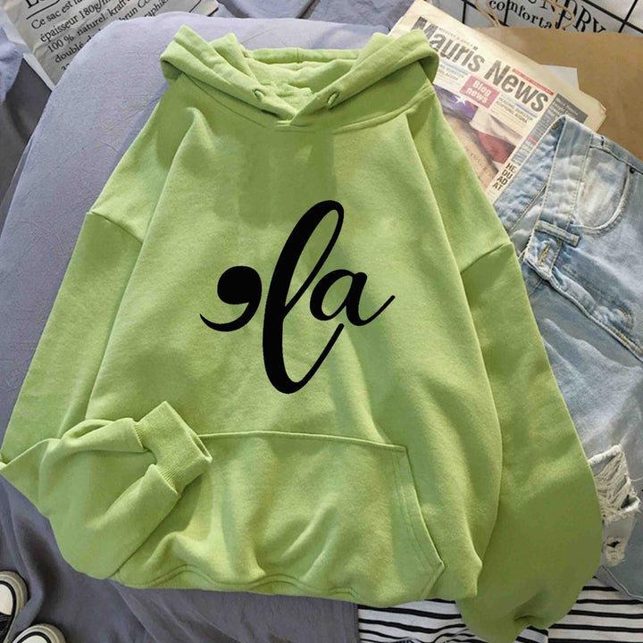Damen Kapuzenpullover mit kreativem Grafikdesign Drune