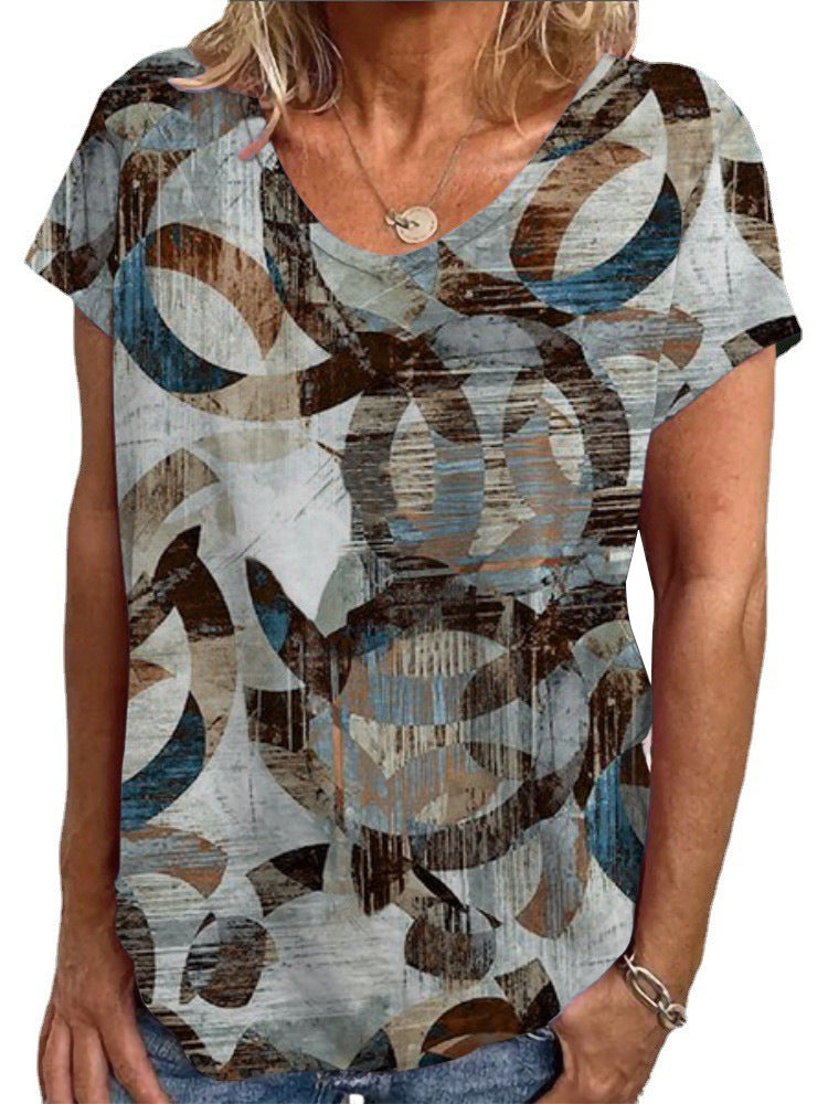 Damen T-Shirt mit einzigartigem Mandala-Design Drune