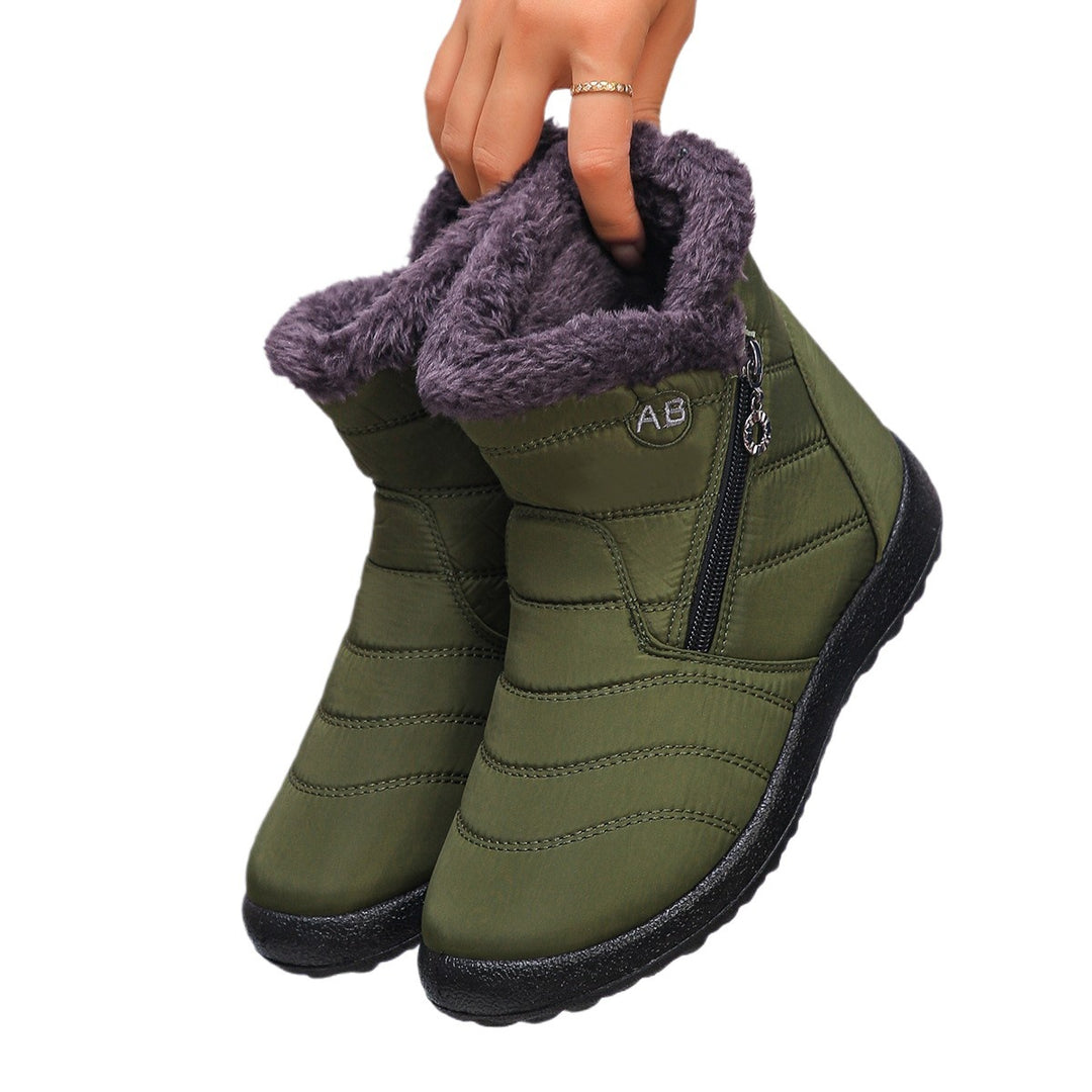 Damen Thermo-Winterstiefel mit kuscheligem Innenfutter und seitlichem Reißverschluss Drune
