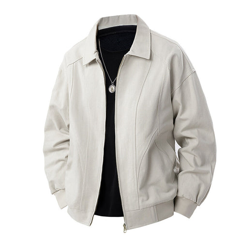 Damen modische Übergangsjacke mit elastischen Bündchen und praktischen Taschen Drune