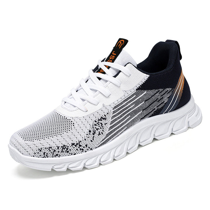 Herren nan atmungsaktive leichte Laufsneaker mit gestricktem Obermaterial und dämpfender EVA-Sohle Drune