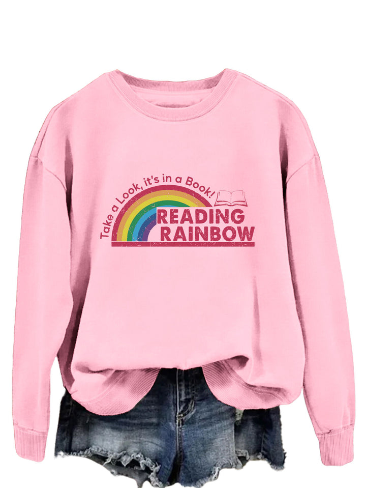 Damen lässiger Sweatshirt mit einzigartigem Druck Drune
