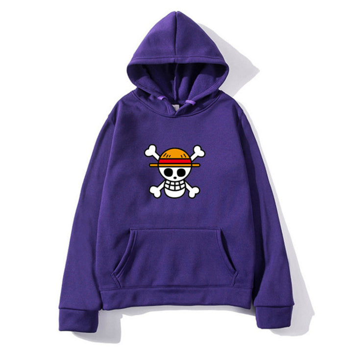 Damen Kapuzenpullover mit kreativem Piratenmotiv und bequemer Passform Drune