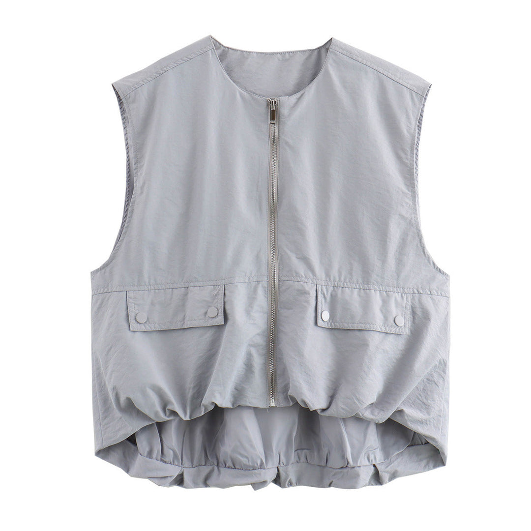 DruneMODE | Lockere Freizeit Cardigan Weste Tank Top