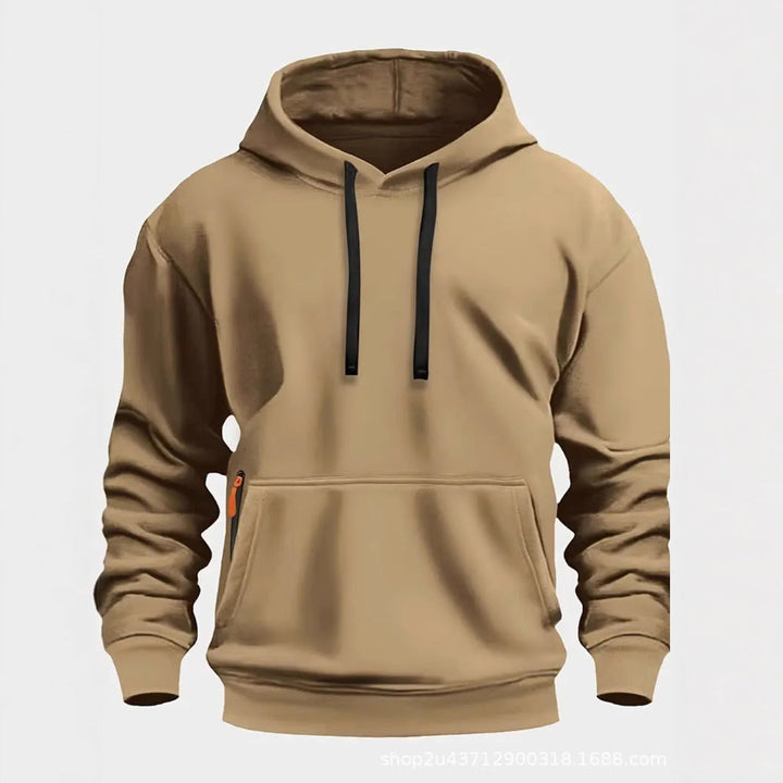Herren sportlicher Kapuzenpullover mit praktischen Taschen und atmungsaktivem Material Drune