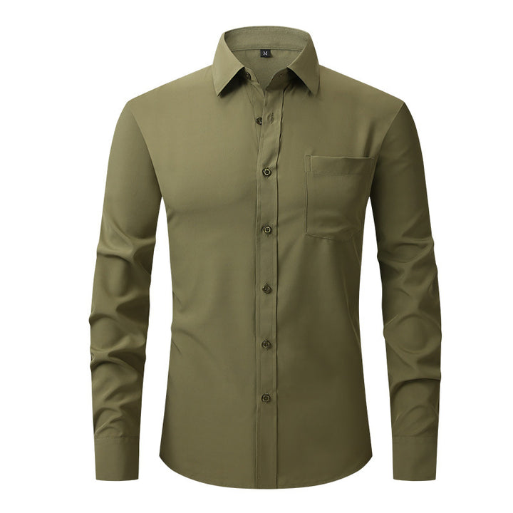 Herren Langarmhemd Drune