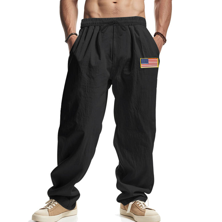 Herren lässige Cargo-Hose mit verstellbarem Bund und praktischen Seitentaschen Drune