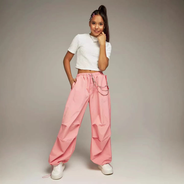 Damen Lässige und bequeme weite Hose Drune