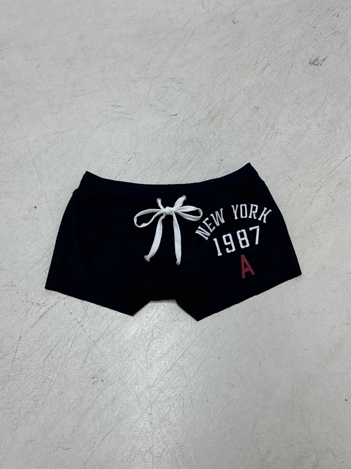 Damen Sportliche Badeshorts mit hohem Bund und verstellbarem Kordelzug Drune