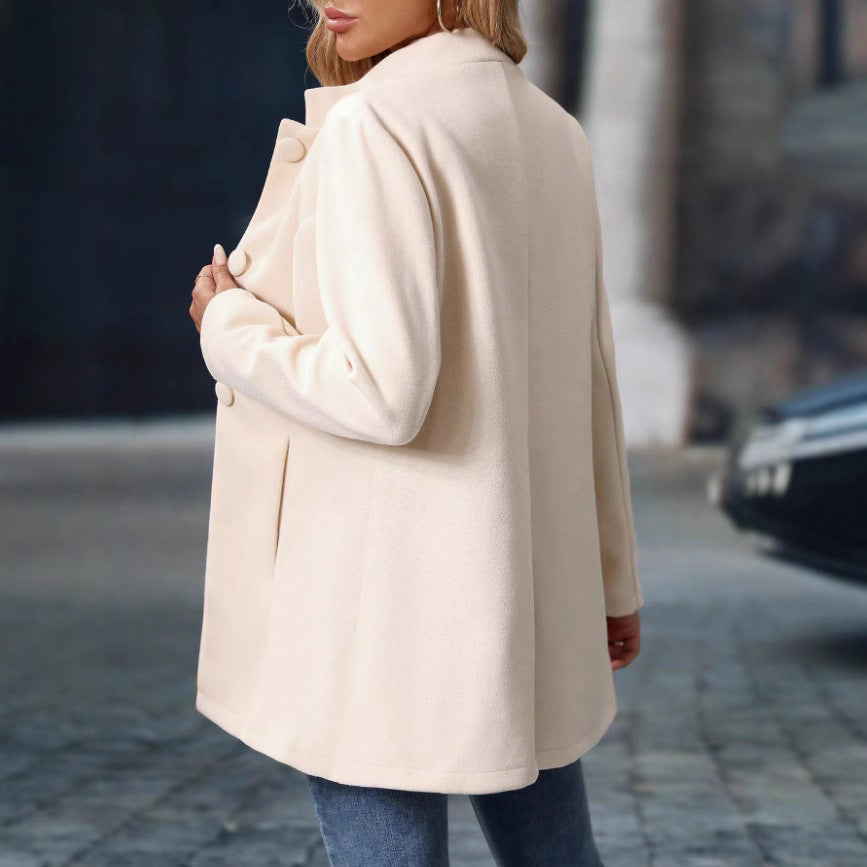Damen klassischer und eleganter Mantel Drune