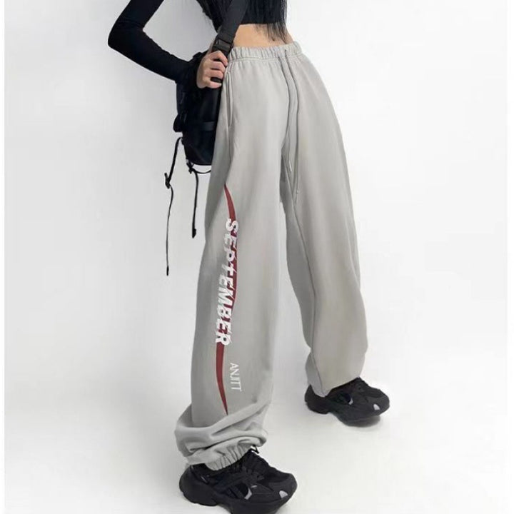 Damen Sportliche Weite Hose Drune