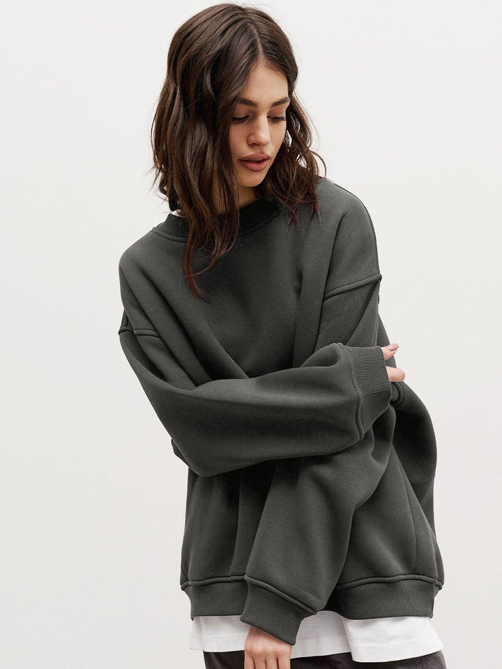 Damen oversized Sweatshirt mit lässigem Schnitt Drune