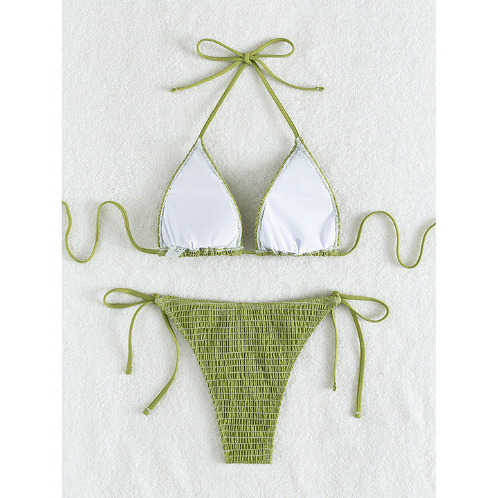 Damen Raffiniertes Wickel-Bikini-Set Drune