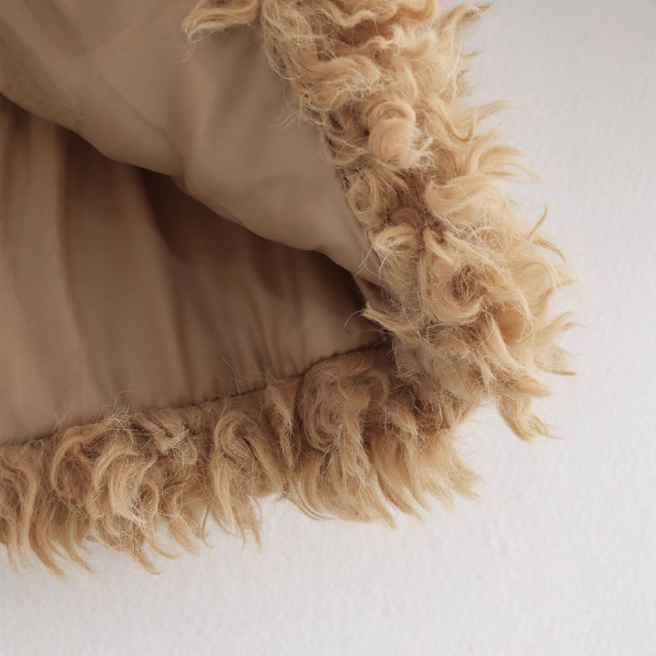 Damen Kuschelige Felljacke mit oversized Schnitt Drune