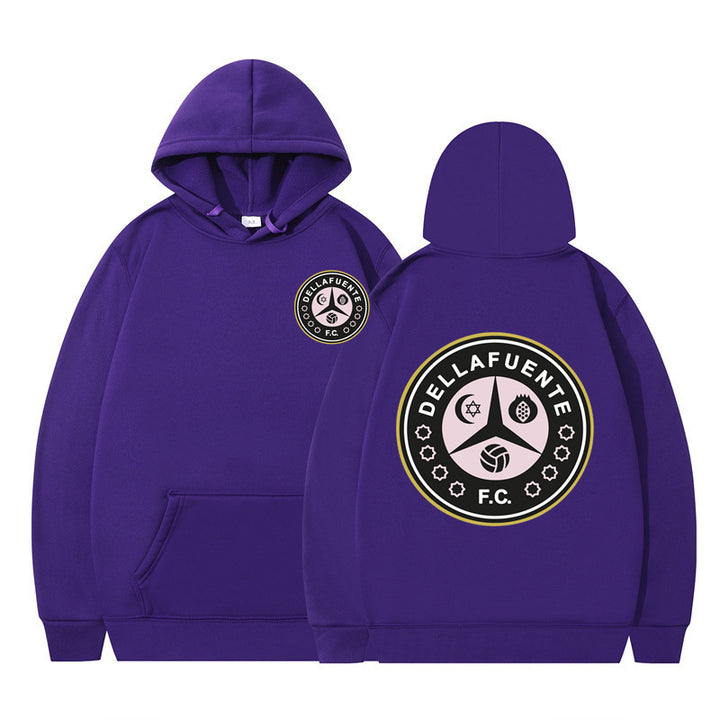 Damen Kapuzenpullover mit markantem Logo und weichem Fleece Drune