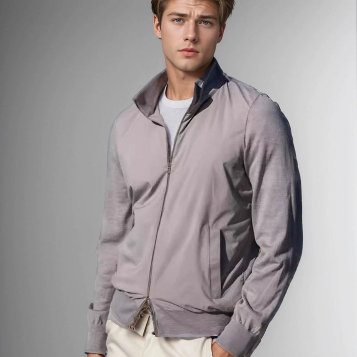 Herren sportliche Übergangsjacke mit komfortablem Stehkragen Drune