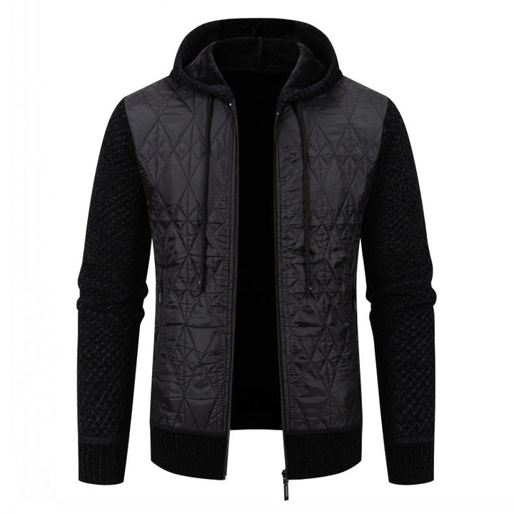 Herren gesteppte Übergangsjacke mit hohem Kragen und modernem Design Drune
