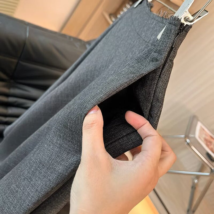 Damen Elegante und fließende Maxirock mit hochtailliertem Design Drune