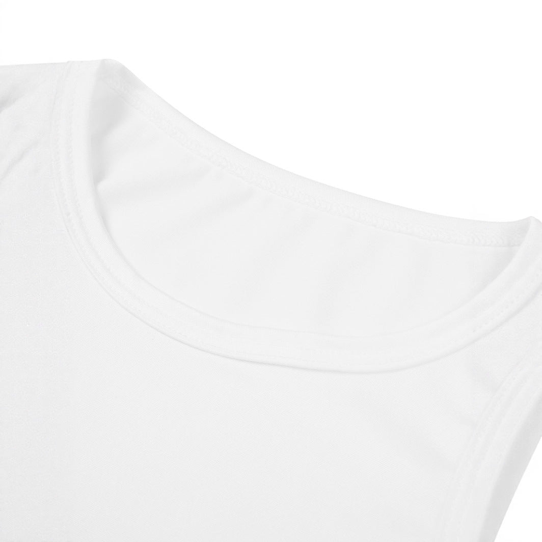 Damen Crop-T-Shirt mit kreativem Schriftzug und Schleifendetail Drune