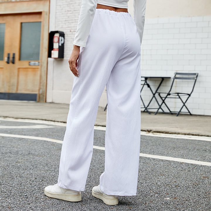 Damen Weite Jogginghose mit elastischem Bund und praktischen Taschen Drune