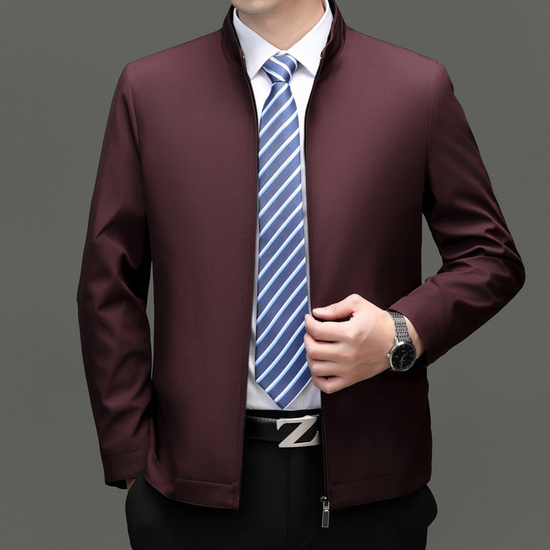 Herren Übergangsjacke mit modernem Stehkragen und atmungsaktiven Eigenschaften Drune