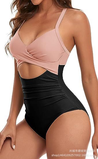 Drune | Hohler rückenfreier Bikini mit engen Trägern