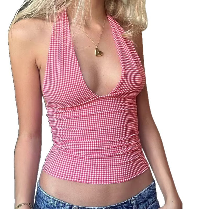 Damen Haltertop im modernen Design Drune
