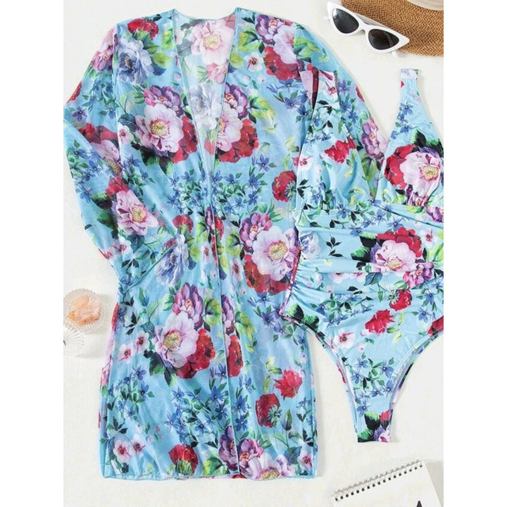 Damen Strandoveralls mit floralem Design und leichtem Material Drune