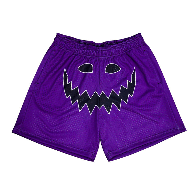 Herren Halloween-Themen Basketball Shorts Drune