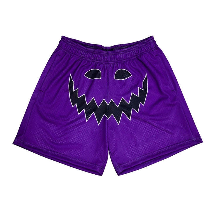 Herren Halloween-Themen Basketball Shorts Drune