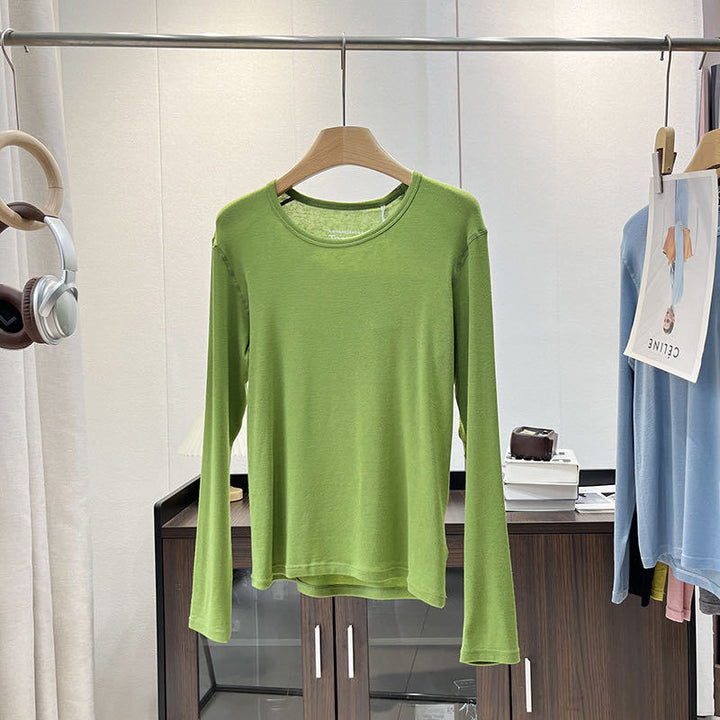 Damen Langarmshirt aus weichem Jersey mit ergonomischem Schnitt Drune