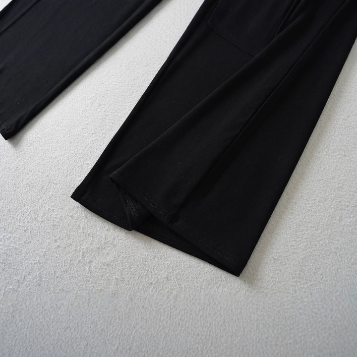 Damen weite Yoga-Hosen mit hohem Bund Drune