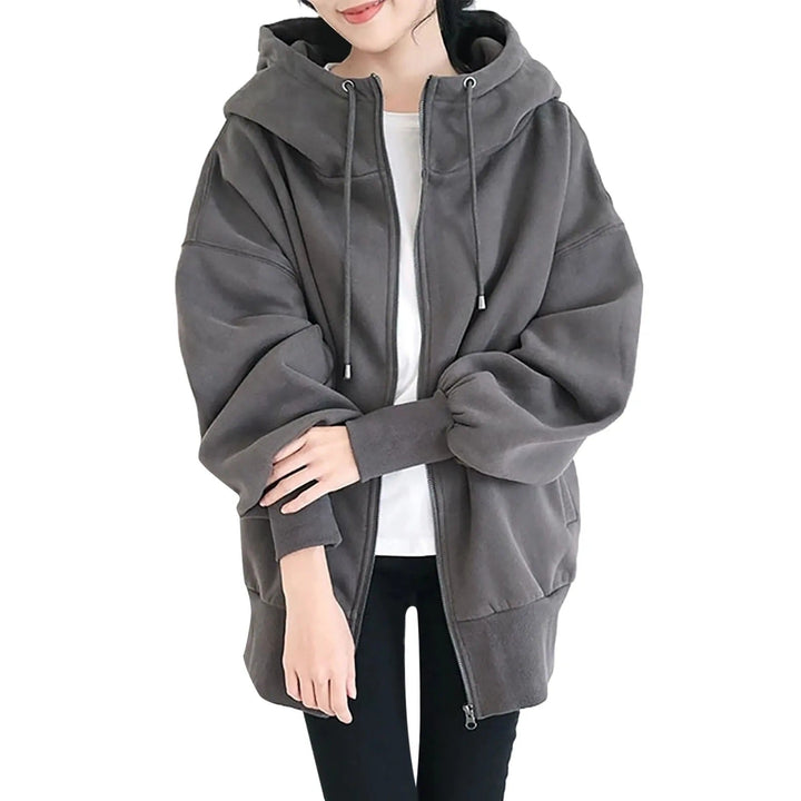 Drune | Hooded Long Zip-Up Fleece Hoodies