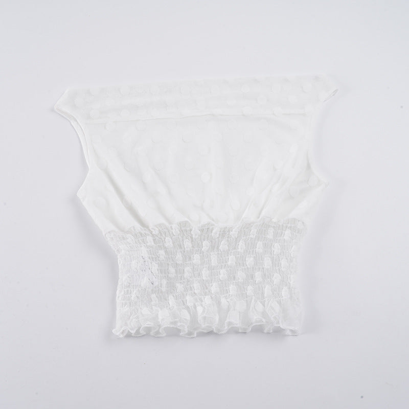 Damen asymmetrisches Oberteil mit raffiniertem Volant und schickem Rüschensaum Drune