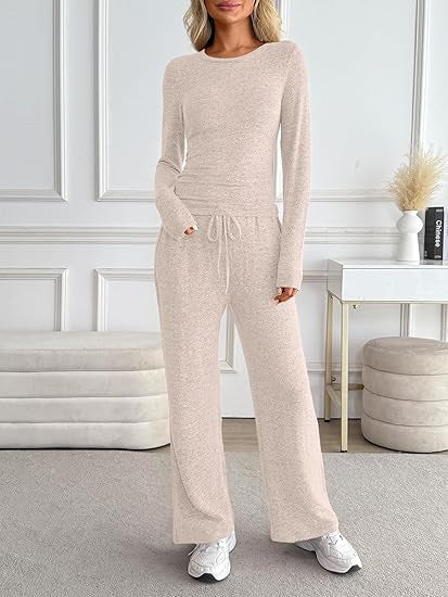 Damen gemütliches Lounge-Set mit weitem Schnitt Drune