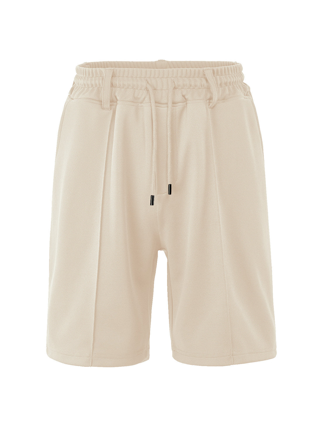 Herren nan knielange Sportshorts mit Netzstruktur, elastischem Tunnelzug und Gürtelschlaufen Drune