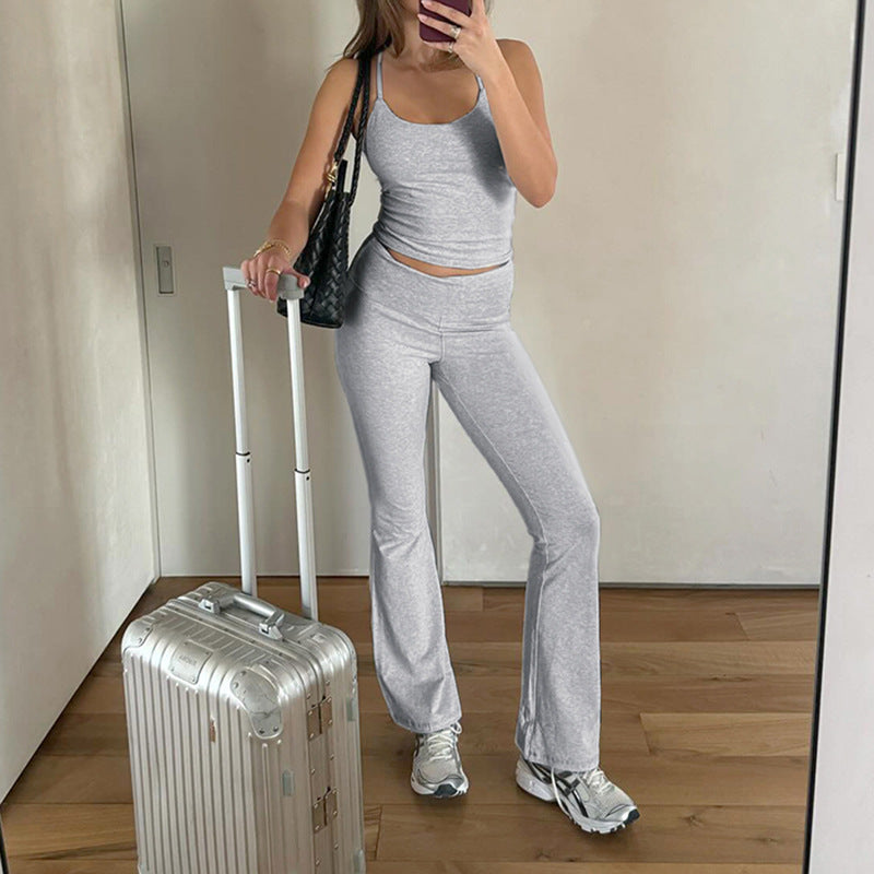 Damen eleganter Jumpsuit mit figurbetontem Design und lässigen Ärmeln Drune