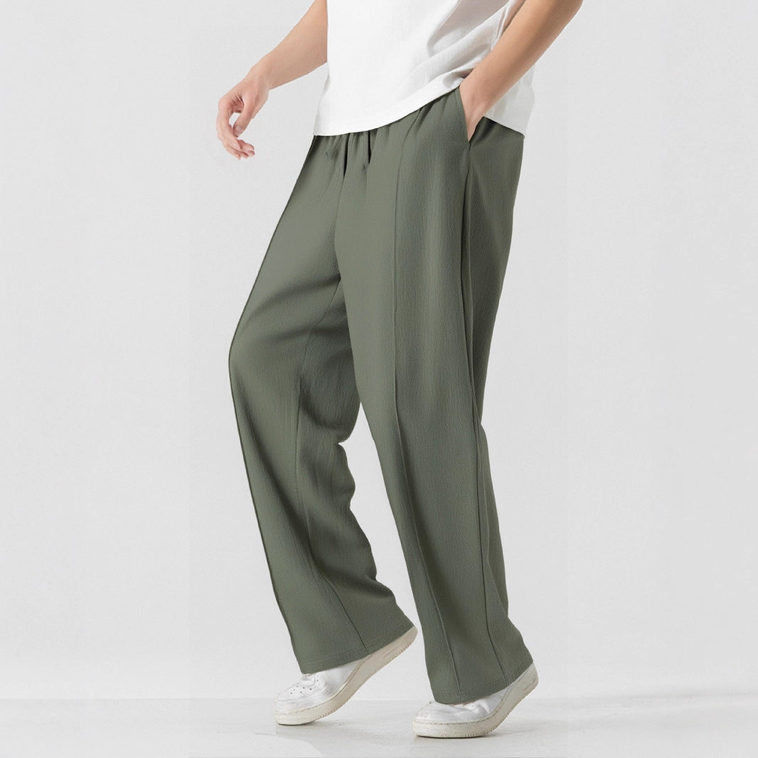 Herren Elegante, weite Freizeithose aus atmungsaktivem Gewebe Drune